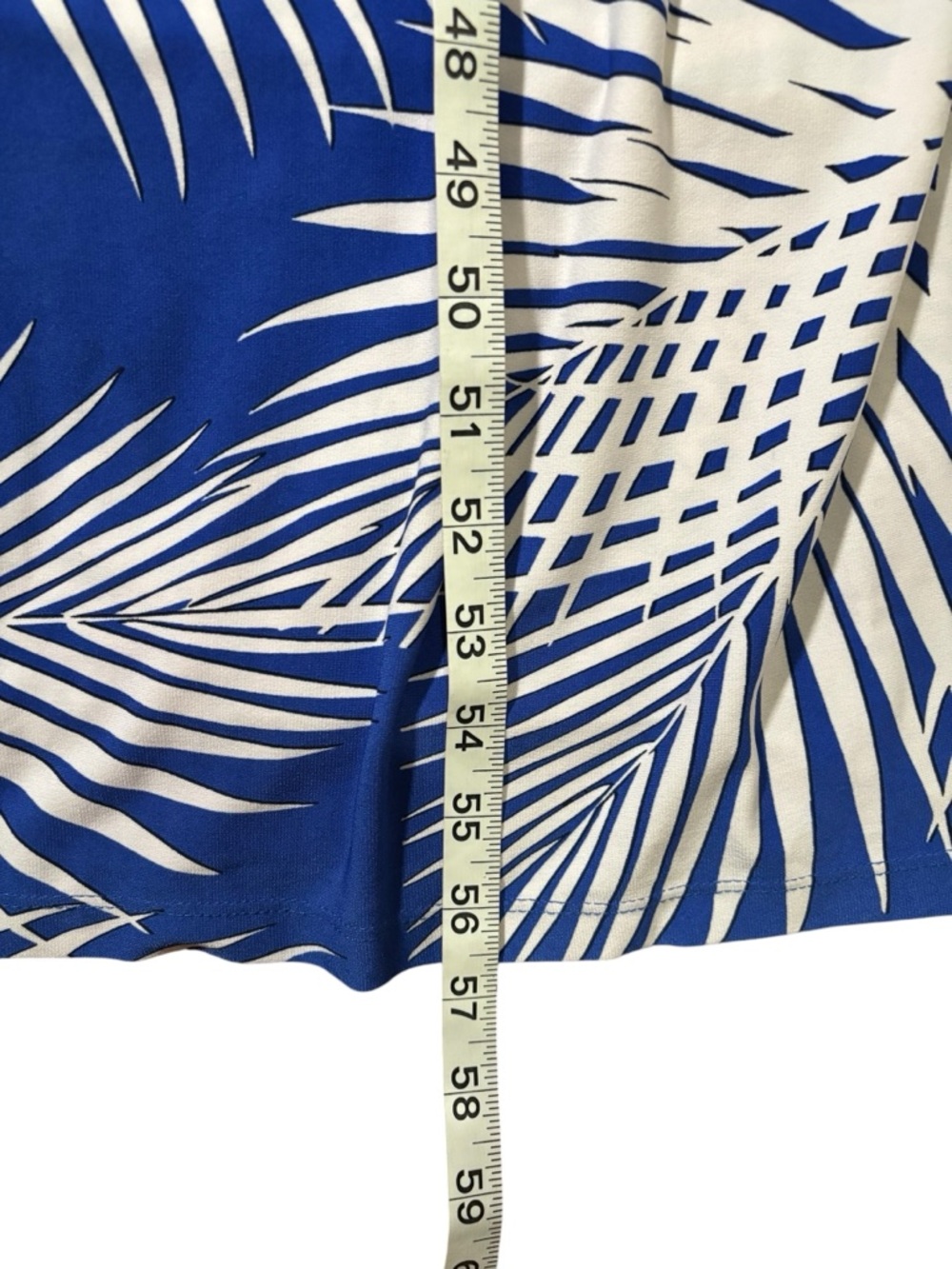 Liz Claiborne Maxi Dress Tropical Palm Print Size M Sleeveless Coastal Resort - Picture 13 of 13
